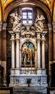 Side altar of the Chapel of St Hermagoras and Fortunatus, Cathedral of Santa Maria Annunziata, 13th