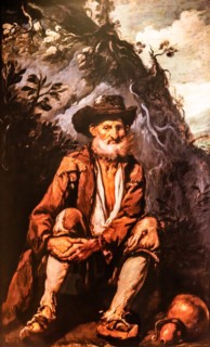 The Vagabond, Antonio Carneo, oil on canvas, 17th century, Galeria d'Arte Antica, Castello di