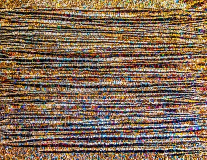 Achrome, tribute to Piero Manoni, mosaic school that produces mosaic masters, Spilimbergo, city of