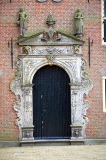 Doorway to Weeshuis orphanage, Enkhuizen, Netherlands