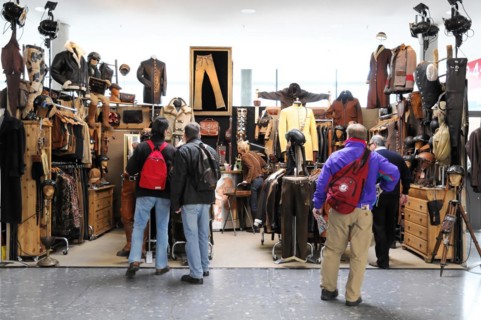 RETRO CLASSICS 2010, Stuttgart Messe, Stuttgart, Baden-Wuerttemberg, Germany, Europe, Stand with