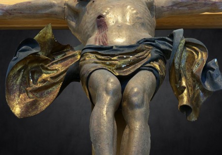 Drapery of Christ's loincloth, figure of the crucifixion group by Veit Wirsberger around 1509, St