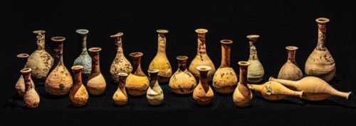 Balsam vessels made of terracotta as ritual objects or burial objects, Archaeological Museum,