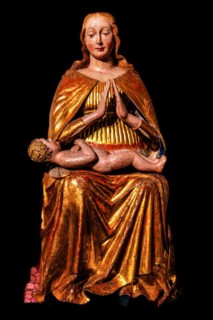 Madonna praying with child, Venetian School, 15th century, Palazzo Patriarcale, Dioezesan Museum