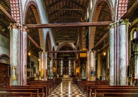 Frescoes with scenes from the Old and New Testament, Duomo di Santa Maria Maggiore, 13th century,