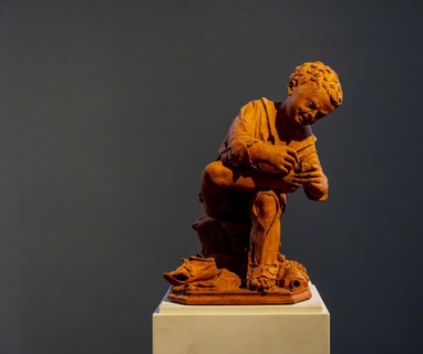 Thorn extractor, Padua late 15th century, sculpture collection in the Bode Museum, Berlin, Germany,