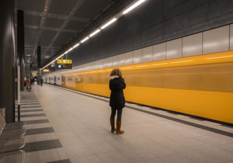 Underground station Brandenburg Gate, Berlin, Germany, Europe