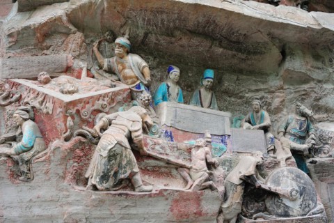 Dazu rock carvings, china