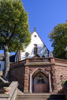 Engelberg Monastery, Grossheubach, Mainfranken, Lower Franconia, Franconia, Bavaria, Germany,