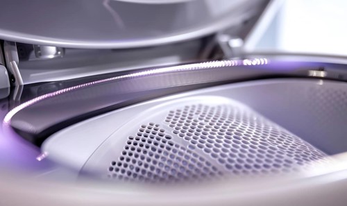 Lint filter close-up. Shallow depth of field AI generated