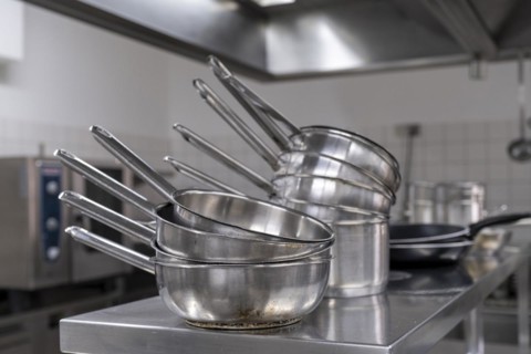 Kitchen, Hotel Servus Gelting, Gelting, Geretsried, Upper Bavaria, Bavaria, Germany, Europe