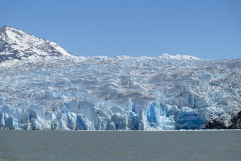 Glacier, Lago Grey, Torres del Paine National Park, Parque Nacional Torres del Paine, Cordillera