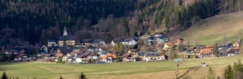 Oberort, municipality of Tragoess-St. Katharein, panoramic view, Styria, Austria, Europe
