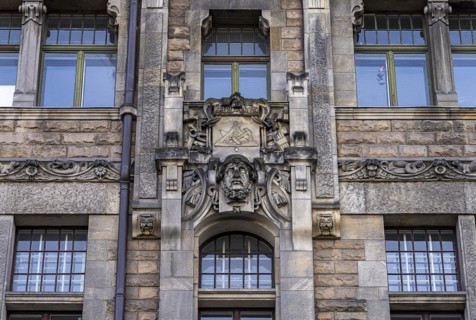 Historic architecture, Charlottenburg Town Hall, Alt-Lietzow entrance, Berlin, Germany, Europe