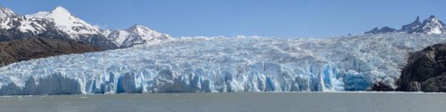 Panorama, Glacier, Lago Grey, Torres del Paine National Park, Parque Nacional Torres del Paine,