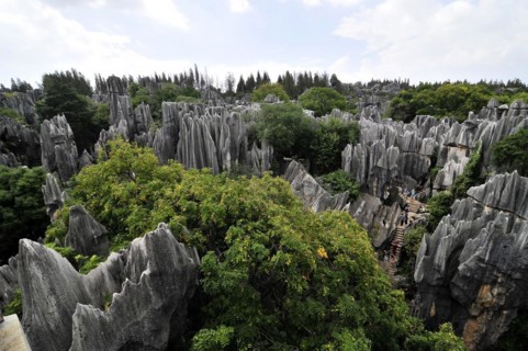 Shilin stone forest, china