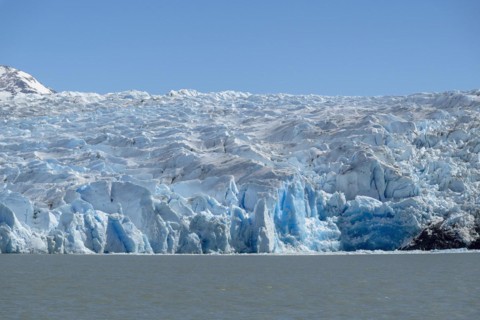 Glacier, Lago Grey, Torres del Paine National Park, Parque Nacional Torres del Paine, Cordillera
