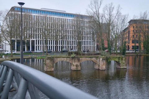Building in the Mediapark, Cologne, Germany, Europe