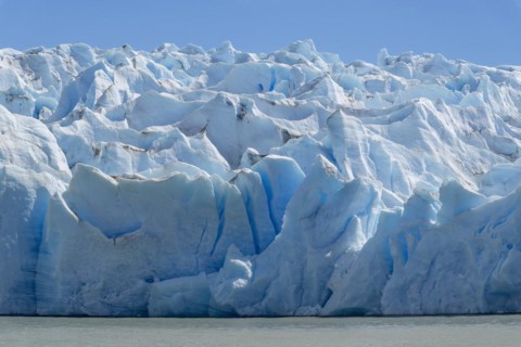 Glacier, Lago Grey, Torres del Paine National Park, Parque Nacional Torres del Paine, Cordillera
