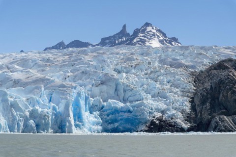 Glacier, Lago Grey, Torres del Paine National Park, Parque Nacional Torres del Paine, Cordillera