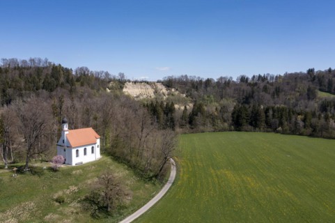 St Lorenz, former Roman fort, Epfach am Lech, Pfaffenwinkel, Upper Bavaria, Bavaria, Germany,