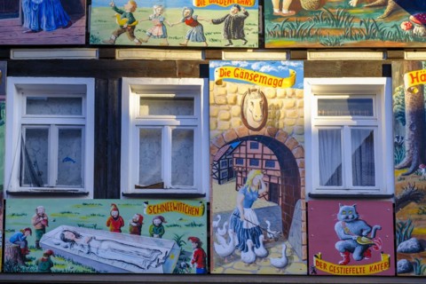 Fairytale House, Brothers Grimm, Steinau an der Strasse, Hesse, Germany, Europe