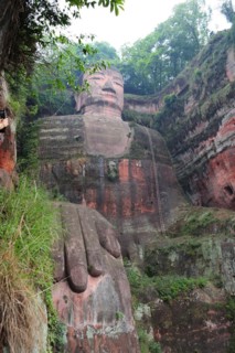 Leshan giant buddha, china