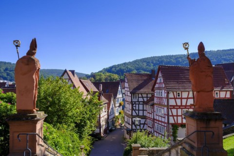 Kirchgasse, Bad Orb, Hesse, Germany, Europe
