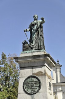 Max monument, monument to Maximilian Joseph I, Cathedral Square, bronze statue of a historical