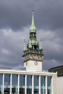 Old Town Hall Tower, Municipal Market Hall, Brno, Jihomoravsky kraj, Czech Republic, Europe