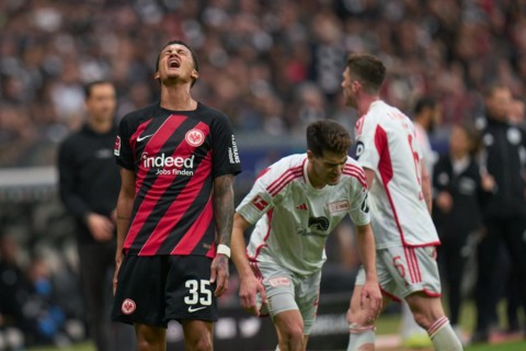 Bundesliga Eintracht Frankfurt-Union Berlin at Deutsche Bank Park in Frankfurt. Frankfurt's Tuta