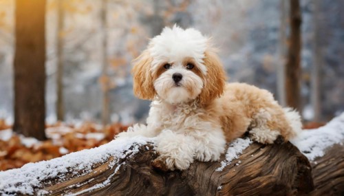 KI generated, animal, animals, mammal, mammals, Maltipoo (Canis lupus familiaris), dog, dogs,