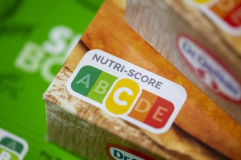 NUTRI-SCORE label, nutrition labelling system, food traffic light, Baden-Wuerttemberg, Germany,