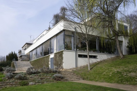 Garden, Villa Tugendhat (architect Ludwig Mies van der Rohe, UNESCO World Heritage List), Brno,