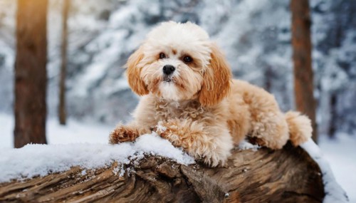KI generated, animal, animals, mammal, mammals, Maltipoo (Canis lupus familiaris), dog, dogs,