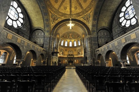 Church of the Redeemer, start of construction 1903, Bad Homburg v. d. Hoehe, Hesse, Germany,