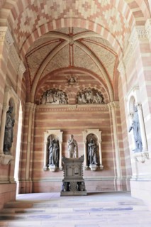 Monument to King Adolf of Nassau, Speyer Cathedral, westwork, new part, first start of construction