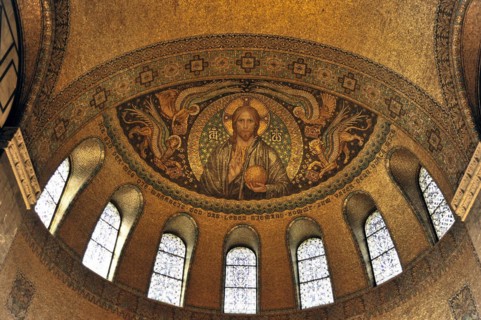 Church of the Redeemer, start of construction 1903, Bad Homburg v. d. Hoehe, Hesse, Christian