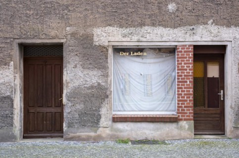 Old closed shop, Havelberg, Saxony-Anhalt, Germany, Europe