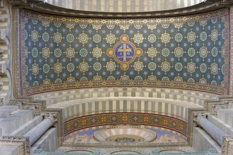 Marseille Cathedral or Cathedrale Sainte-Marie-Majeure de Marseille, 1852-1896, Marseille, A