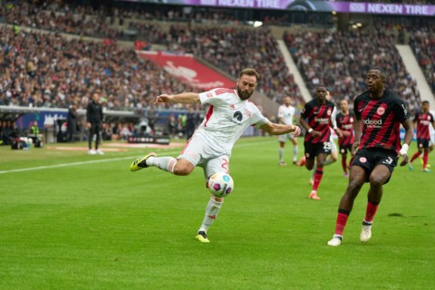 Bundesliga Eintracht Frankfurt-Union Berlin at Deutsche Bank Park in Frankfurt. Berlin's Lucas