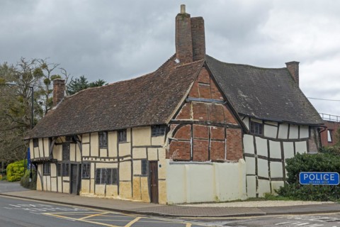 Masons Court half-timbered house, Stratford upon Avon, England, Great Britain