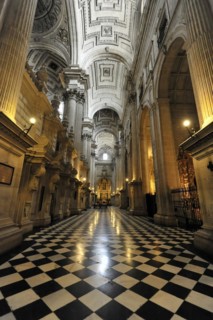 Jaen, Catedral de Jaen, Cathedral of Jaen from the 13th century, Renaissance art epoch, Jaen, Long