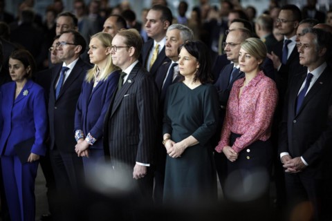 (L-R) Elina Valtonen, Foreign Minister of Finland, Tobias Billstroem, Foreign Minister of Sweden,