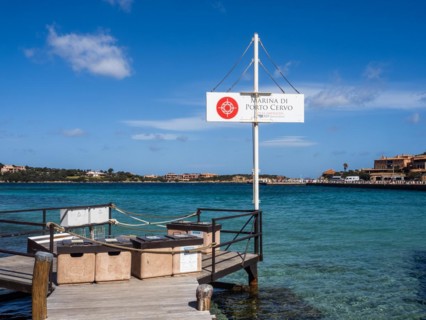 Boat mooring, Porto Cervo marina, Costa Smeralda, Sardinia, Italy, Europe