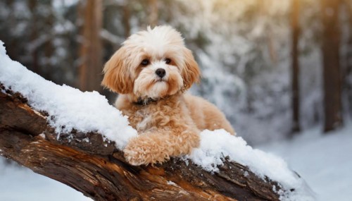 KI generated, animal, animals, mammal, mammals, Maltipoo (Canis lupus familiaris), dog, dogs,