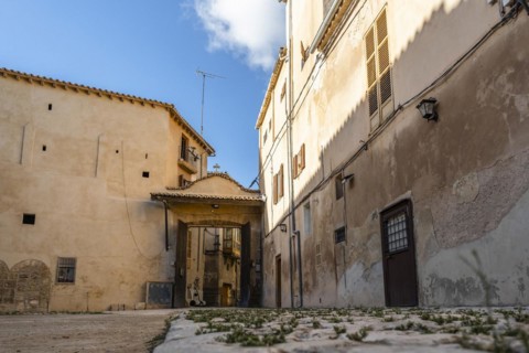 A beautiful convent de Santa Clara in Palma de Mallorca, Spain, Europe