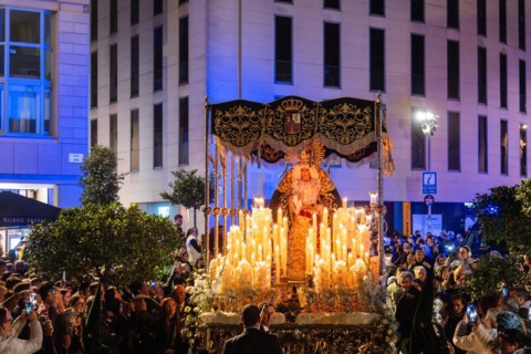 Good Friday procession in Barcelona, Spain, Europe