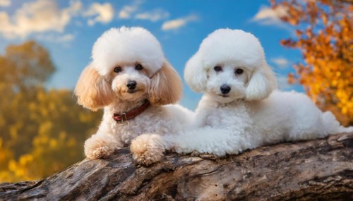 AI generated, animals, mammals, dog, domestic dogs (Canis lupus familiaris), two dogs, white,