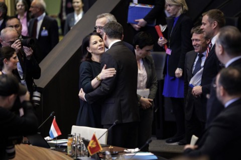 Annalena Baerbock, Federal Foreign Minister, and Dmytro Kuleba, Foreign Minister of Ukraine,